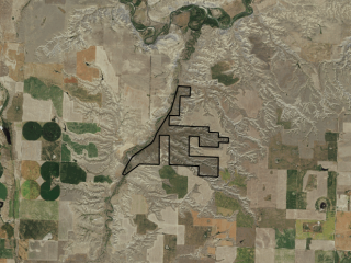 Map of Fowler Crossing: 1143 acres SE of Shelby
