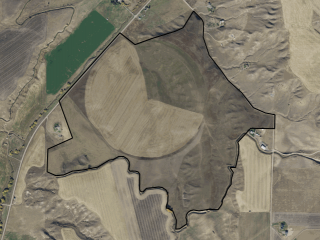 Map of Gallatin Valley Homestead: 320.644 acres West of Bozeman