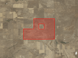 Map of Gang Ranch - East: 3040 acres North of Columbus