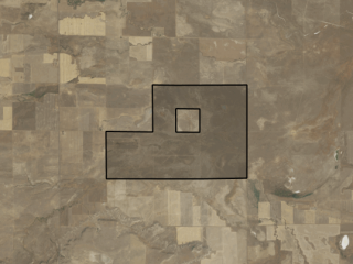 Map of Gang Ranch - East: 3040 acres North of Columbus