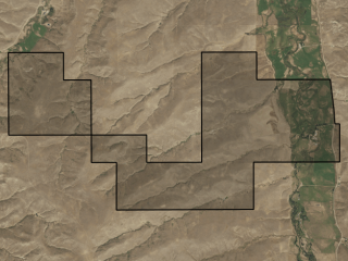 Map of Glantz Ranch: 880 acres NW of Red Lodge