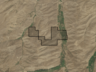 Map of Glantz Ranch: 880 acres NW of Red Lodge