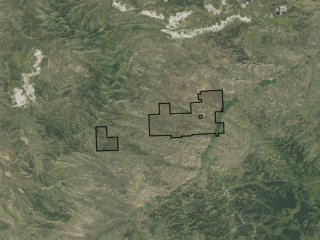 Map of Golder Ranch on Rosebud Creek: 12942 acres SW of Colstrip