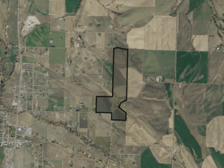 Map of Gooch Hill Farm: 192 acres SW of Bozeman