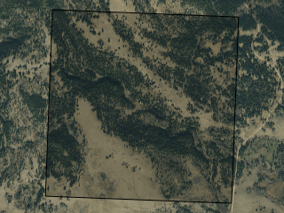 Map of Hardscrabble Creek Ranch: 640 acres NE of Lincoln