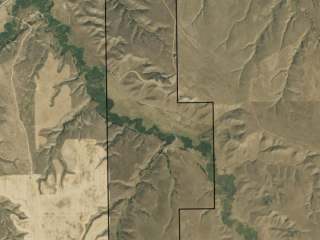 Map of Hay Creek Ranch: 680 acres South of Billings