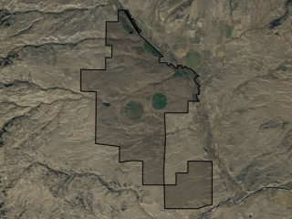 Map of Hayhook Ranch - Private Offering: 13811 acres North of Livingston