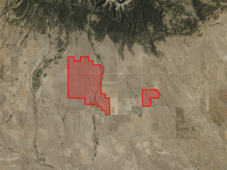 Map of Horpestad Ranch: 16158 acres North of Ryegate
