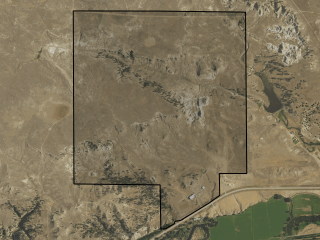 Map of Horse Ranch for Sale: 675 acres West of Lavina