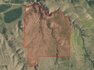 Map of Horse Wyse Ranch: 740.08 acres East of Townsend