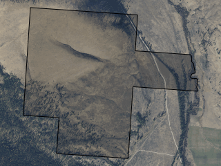 Map of Hot Springs: 507 acres North of Hot Springs