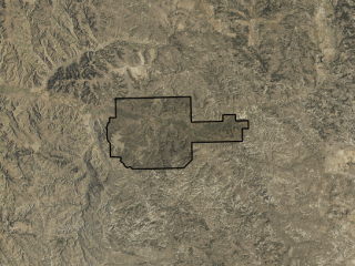 Map of Indian Creek Ranch: 2733 acres NW of Jordan