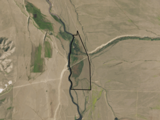 Map of Indian Creek Ranch: 498 acres South of Cameron