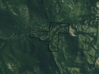 Map of Iron Grouse Road: 255.99 acres SW of Troy
