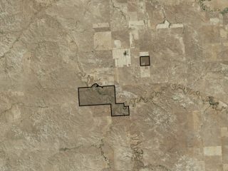 Map of JR Bar Ranch: 1831 acres East of Miles City