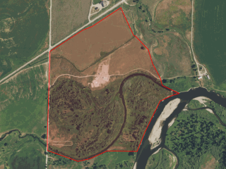 Map of Jefferson River Luxury Ranch Estate: 115 acres SW of Three Forks