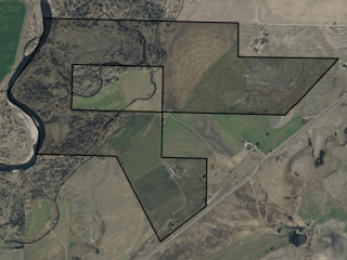 Map of Jefferson River Ranch: 572 acres North of Willow Creek