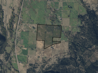 Map of Jocko Valley Ranch: 260 acres SE of Arlee