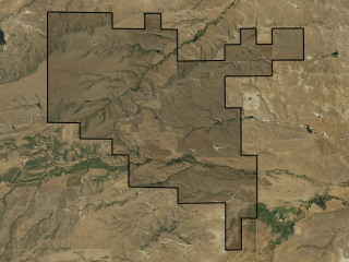Map of Judith Mountains Ranch: 4797 acres NE of Lewistown