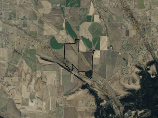 Map of Kent Spur Ranch: 535 acres SW of Bozeman