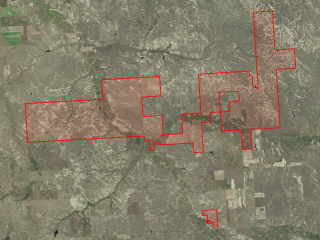 Map of Keystone Ranch: 10742 acres North of Ismay