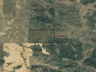 Map of Krause Ranch: 400 acres NW of Billings