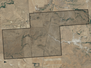 Map of Kritter Ranch: 1562 acres North of Baker