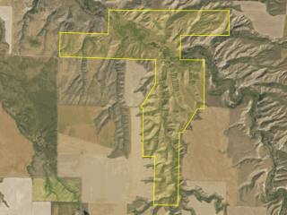 Map of Lander Crossing: 807 acres NW of Highwood