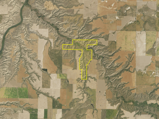 Map of Lander Crossing: 807 acres NW of Highwood