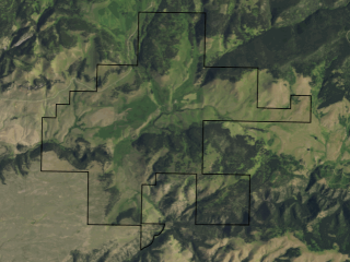 Map of Little Belt Elk Ranch: 6269 acres NW of White Sulphur Springs