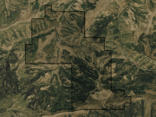 Map of Little Snowy Mountain Ranch: 5158 acres SE of Lewistown