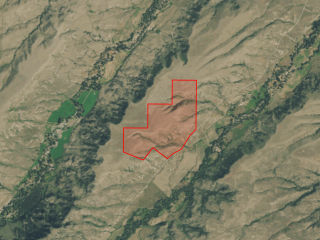 Map of Lower Deer Creek Acreage: 232 acres SE of Big Timber