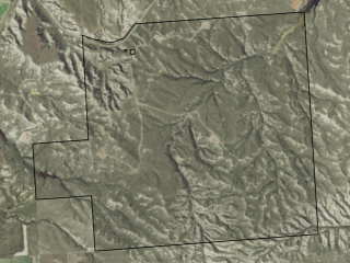 Map of Lower Yellowstone Ranch: 2685 acres SE of Sidney