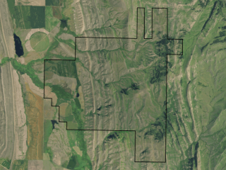 Map of Lucas Ranch: 8134 acres East of Ringling
