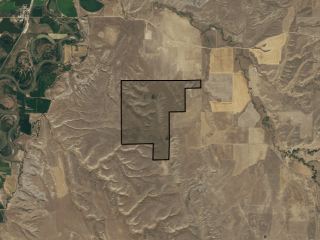 Map of Luke’s Pasture: 611.72 acres SE of Edgar
