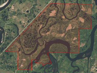 Map of Madison Bend Ranch: 222 acres NE of Three Forks