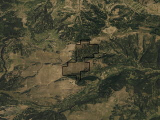Map of McCartney Springs Mountain Ranch: 1360 acres SE of Lewistown