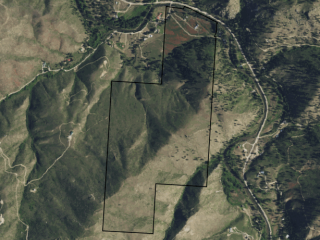 Map of Medicine Tree Ranch: 257.82 acres SE of Darby