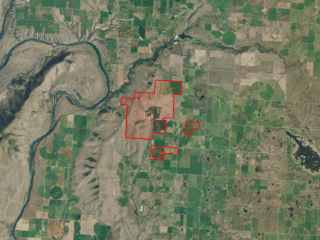 Map of Moiese Valley Ranch: 2411 acres West of Charlo