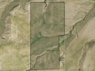 Map of Molt Farm: 296 acres NW of Billings