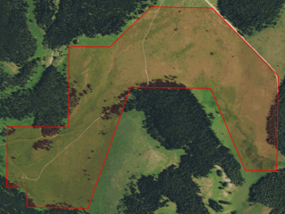 Map of Moose Park: 155 acres SW of Neihart