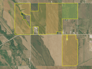 Map of Mountain View Farm: 1277 acres West of Lewistown
