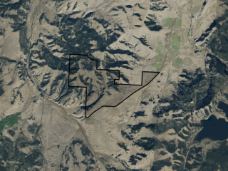 Map of Mungas Ranch: 4522 acres South of Philipsburg
