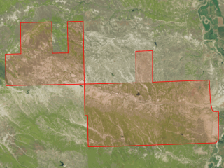 Map of Musselshell River Grazing: 6626 acres North of Melstone