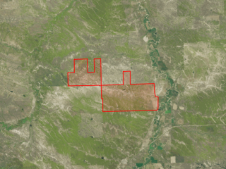Map of Musselshell River Grazing: 6626 acres North of Melstone
