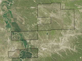 Map of Musselshell River Ranch: 4567 acres NE of Melstone