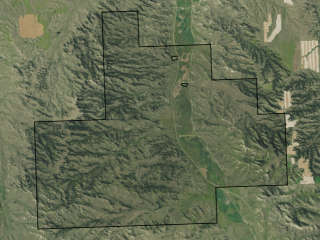 Map of Nansel Ranch: 15345 acres SW of Forsyth