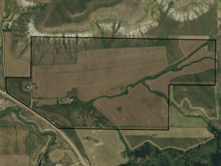 Map of Nason Creek Ranch: 260 acres SE of Belt