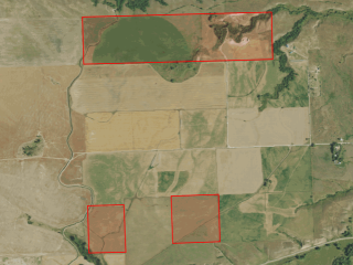 Map of Neal Ranch - Feedlot Tracts: 230.89 acres West of Lodge Grass