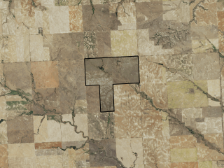 Map of Nerud Ranch - Parcel One: 1591 acres North of Circle